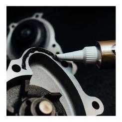 Герметик автомобильный K2 Siltec чорний 90 г Фото 2