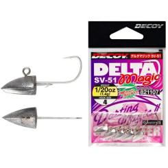 Джиг-головка Decoy SV-51 Delta Magic 4 2.5g (5шт/уп) Фото