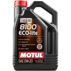 Моторное масло MOTUL 8100 Eco-lite SAE 0W-20, 5л Фото