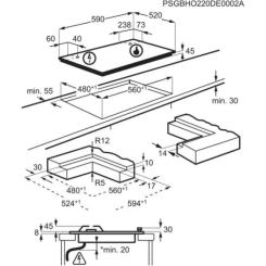 Варочная поверхность AEG HKB64453NB Фото 5