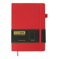 Книга записная Buromax BRIEF А5 96 аркушів крапка, червоний Фото 1
