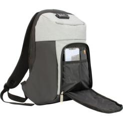 Рюкзак школьный Optima 17" USB унисекс Серый Фото 3