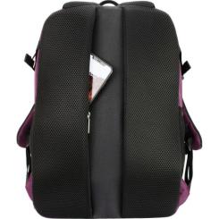 Рюкзак школьный Optima 18.5" 2 в 1 Фіолетовий Фото 2