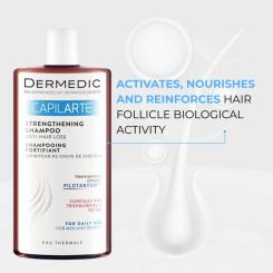Шампунь Dermedic Capilarte Укрепляющий против выпадения волос 300 м Фото 1