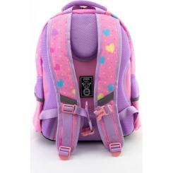 Рюкзак школьный Maxi 15" Рожевий з бузковим Фото 1