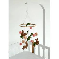 Мобиль Ingvart Зайчики с цветочками Фото