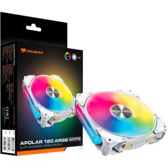 Кулер для корпуса Cougar Apolar 120 ARGB (White) Фото 8