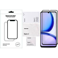 Стекло защитное BeCover Realme C61 Black Фото 3