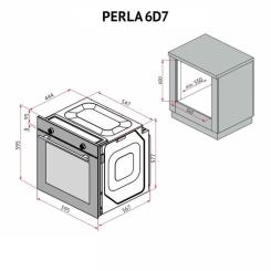 Духовой шкаф Perfelli PERLA 6D7 NERO Фото 11