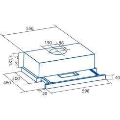 Вытяжка кухонная Cata TFH 6430 gwh Фото 4