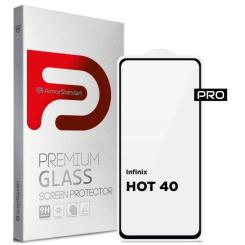 Стекло защитное Armorstandart Pro Infinix HOT 40 Black Фото