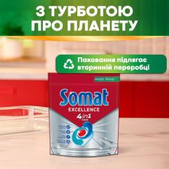 Таблетки для посудомоечных машин Somat Excellence 60 шт. Фото 5
