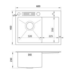Мойка кухонная Nett NB-6045 Фото 4