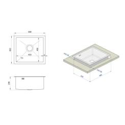 Мойка кухонная Nett NS-5045 Фото 4