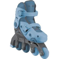 Роликовые коньки Globber 2в1 сіро-сині р.26-29, до 20кг, 3+ Фото 1