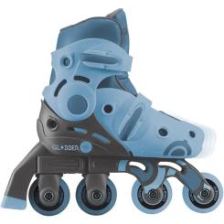 Роликовые коньки Globber 2в1 сіро-сині р.26-29, до 20кг, 3+ Фото 4