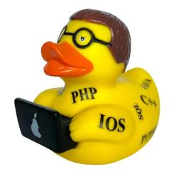 Игрушка для ванной Funny Ducks Утка Программист Фото