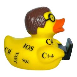 Игрушка для ванной Funny Ducks Утка Программист Фото 4