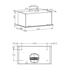 Вытяжка кухонная Hansa OMP6553WGH Фото 3
