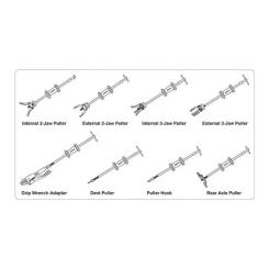 Автомобильный съемник Toptul инерционный универсальный Фото 1