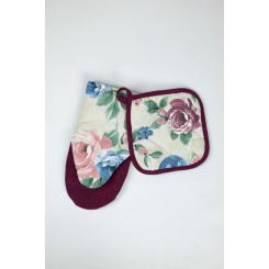 Кухонная прихватка Прованс РОЗИ 20х20 Фото 1