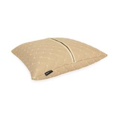 Подушка EVAtech ECO 40x40 см бежева з бежевою ниткою Фото 3