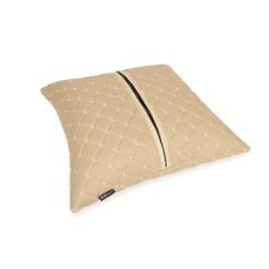 Подушка EVAtech ECO 40x40 см бежева з бежевою ниткою Фото 4