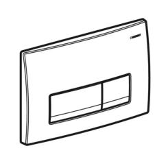 Панель смыва Geberit Delta50 Black matt Фото 1