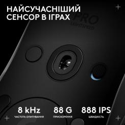 Мышка Logitech G Pro 2 Lightspeed Wireless White Фото 3
