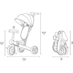 Детский велосипед MoMi Solivia green 4 в 1 Фото 6