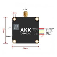 Видеопередатчик (VTX) AKK Ultra Long Range 8W 4.9G-6G 96CH Фото 5