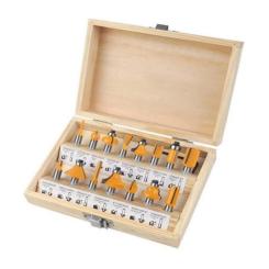 Набор фрез Tolsen по дереву 15 шт. Ф8мм Профі Фото