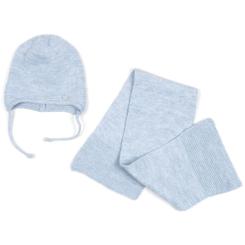 Шапка детская Na з шарфом Фото