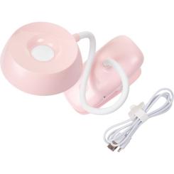 Настольная лампа Philips Donutclip 3Вт 4000K 1200мАг USB-A рожевий Фото 2