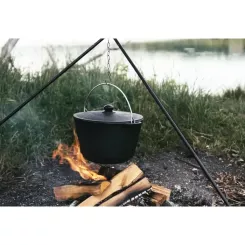 Котел туристический Brizoll чавунний з кришкою 8 л Фото 9
