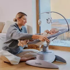 Кресло-качалка Lionelo Mell Grey stone Фото 8