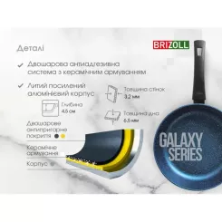 Сковорода Brizoll Galaxy 22 см Фото 7