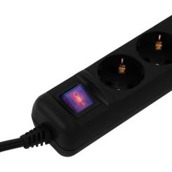 Сетевой удлинитель 2E 2E-U03ESM3BK Фото 3