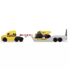 Спецтехника Dickie Toys Грузовик Мак с техникой Вольво Фото 8