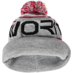 Шапка Favorite Pompon Hat 56 Gray Black Logo Фото 4