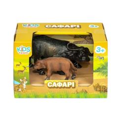Фигурка Kids Team Сафари Африканский бык и телёнок Фото 1