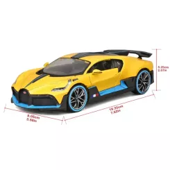 Машина Maisto Bugatti Divo желтая, 1:24 Фото 8