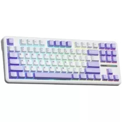 Клавиатура Aula F87 keycap KRGD Blue USB UA White Фото 1