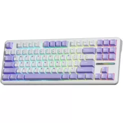 Клавиатура Aula F87 keycap KRGD Blue USB UA White Фото 2