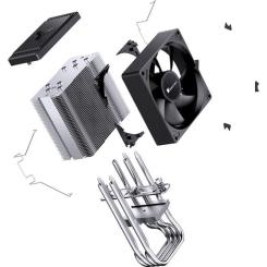 Кулер для процессора JONSBO CR-1400 EVO Black Фото 10