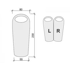 Спальный мешок Terra Incognita Pharaon EVO 200 L синій Фото 4