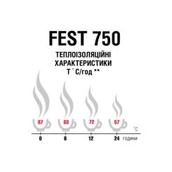 Термос Terra Incognita Fest 750 Orange Фото 1