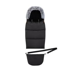 Зимний конверт MoMi Sleeping bag 2 в 1 black Фото