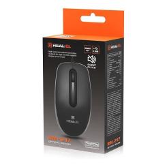 Мышка REAL-EL RM-217 USB Black/Gray Фото 9