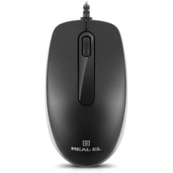 Мышка REAL-EL RM-217 USB Black/Gray Фото 6